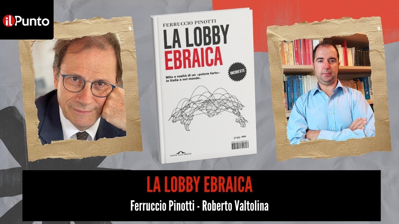 Questa sera alle 22.30 su TeleAmbiente, canale 18 del DTT Lazio e Umbria e 221 nazionale, Ferruccio Pinotti e Roberto Valtolina presenteranno il saggio "La lobby ebraica"