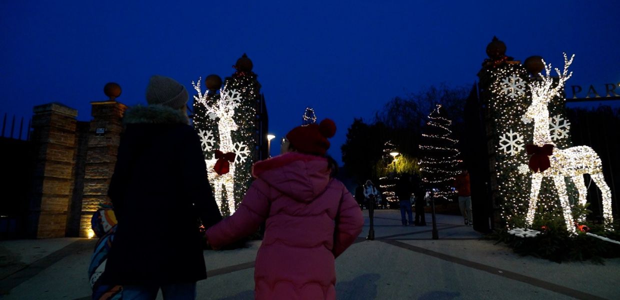 Perugia, il Natale si colora al Barton Park