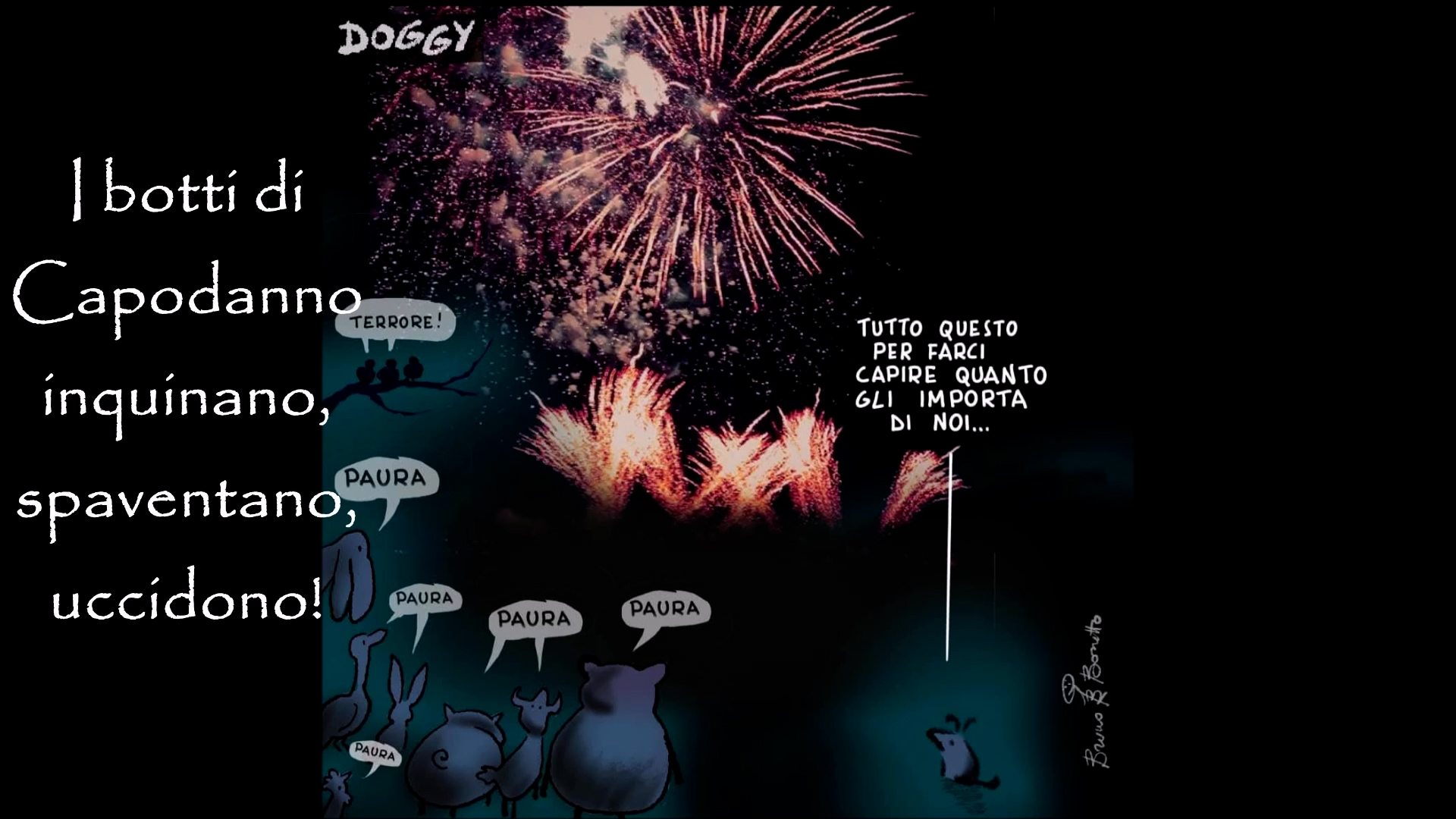 “Li botti der cenone”, artisti uniti in un video contro la strage di animali