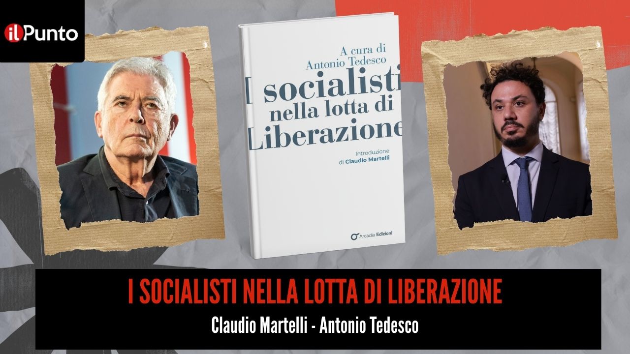 Antonio Tedesco e Claudio Martelli presentano il libro "I socialisti nella lotta di Liberazione", nella nuova puntata de IL PUNTO in onda questa sera alle 22.30 su TeleAmbiente, canale 18 del DTT Lazio e Umbria e 221 nazionale.