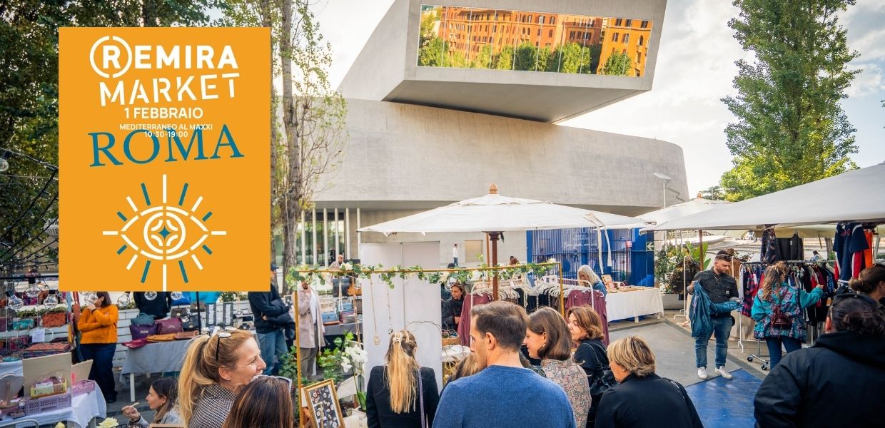 Remira Market inaugura il 2026 al Mediterraneo MAXXI: vintage, artigianato e sostenibilità a Roma