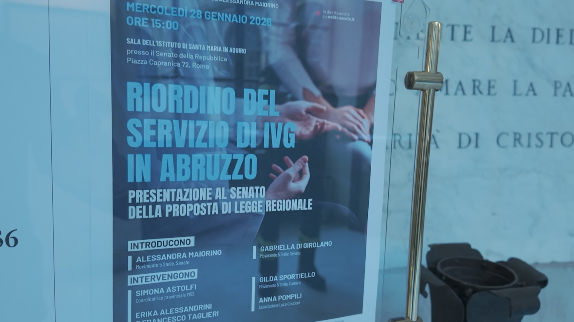 Aborto, il M5S presenta una proposta di legge per l'accesso all'Ivg in Abruzzo