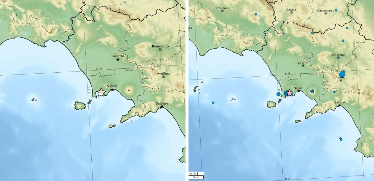 campi flegrei terremoto sciame sismico