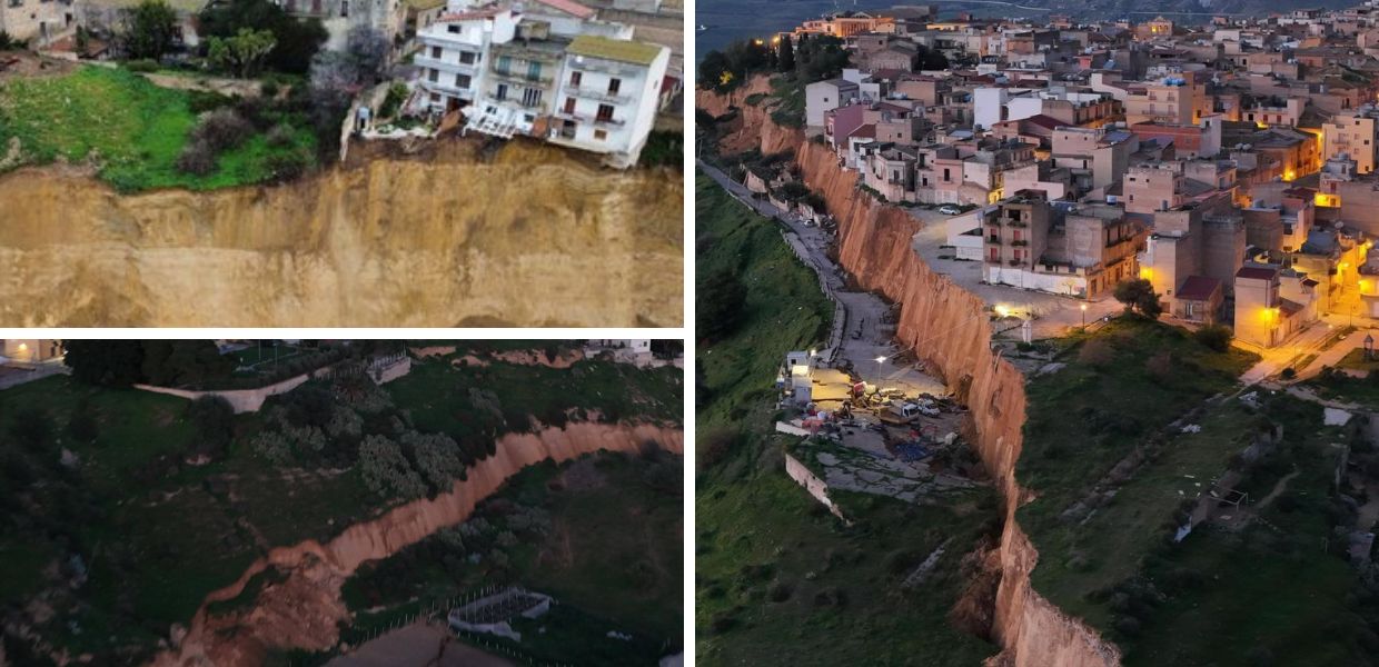 niscemi frana ciclone harry stato di emergenza