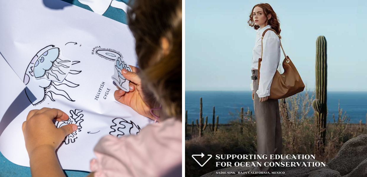 Il progetto di Prada con Unesco ha l'obiettivo di mira a creare un legame diretto e consapevole tra i più piccoli e l’ecosistema lagunare, attraverso attività immersive e laboratori all’aperto. L’1% dei proventi della collezione Prada Re-Nylon è destinata al progetto. 