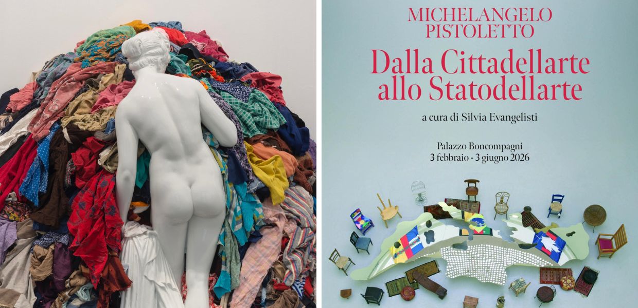 “Michelangelo Pistoletto. Dalla Cittadellarte allo Statodellarte”, è il titolo della mostra a cura di Silvia Evangelisti, visitabile fino al 3 giugno 2026 a Palazzo Boncompagni, Bologna.