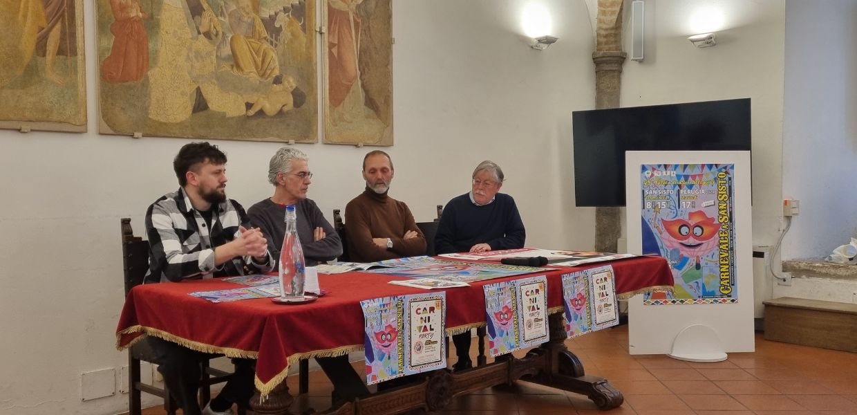 Perugia, tutto pronto per la 45ª edizione del Carnevale di San Sisto