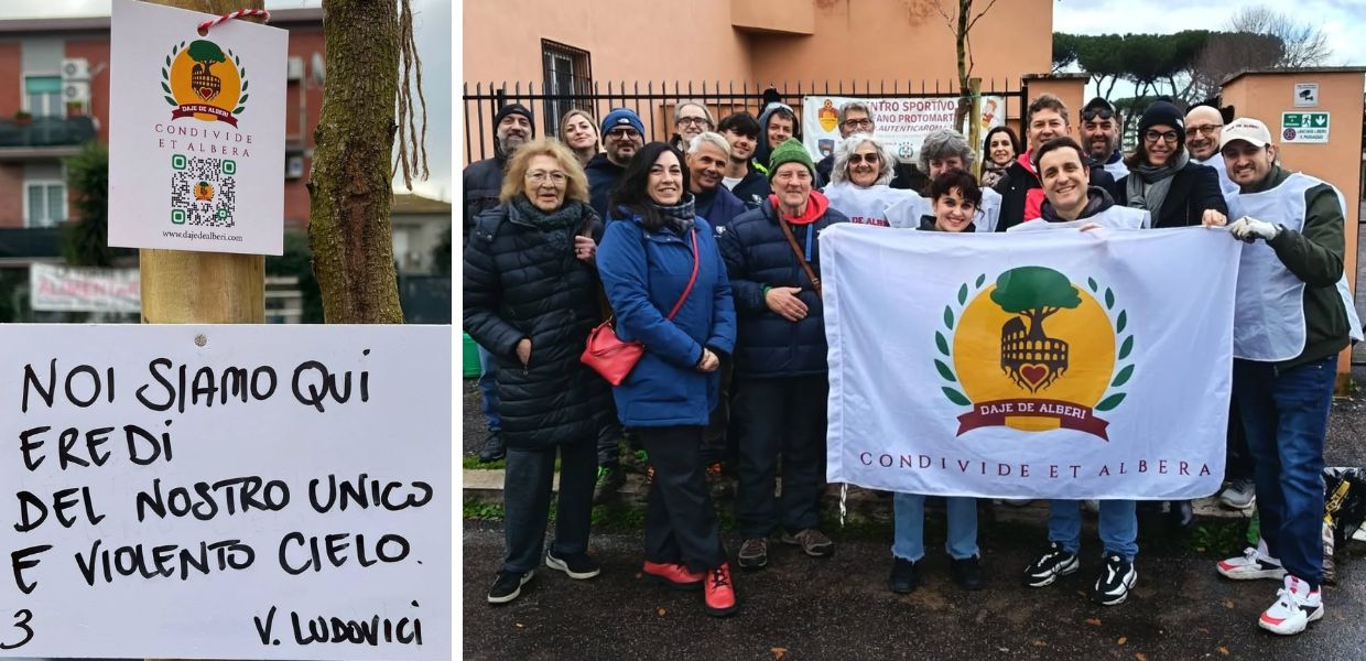 Roma, piantati 15 nuovi alberi nel VII Municipio