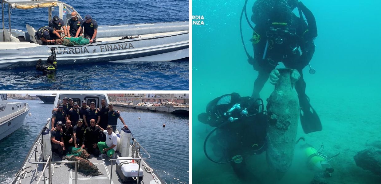 mar ionio scoperta imbarcazione romana