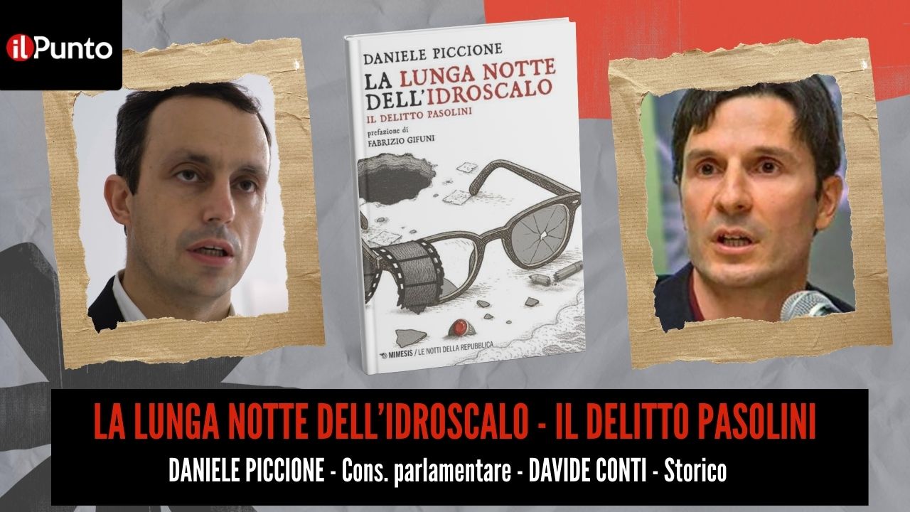 Questa sera alle 22.30 su TeleAmbiente, canale 18 del DTT Lazio e Umbria e 221 nazionale, Daniele Piccione e Davide Conti presentano il libro "La lunga notte dell'idroscalo - Il delitto Pasolini"