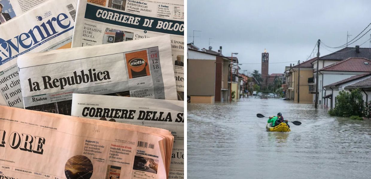 Media e crisi climatica: il nuovo monitoraggio di Greenpeace Italia su quotidiani e TG