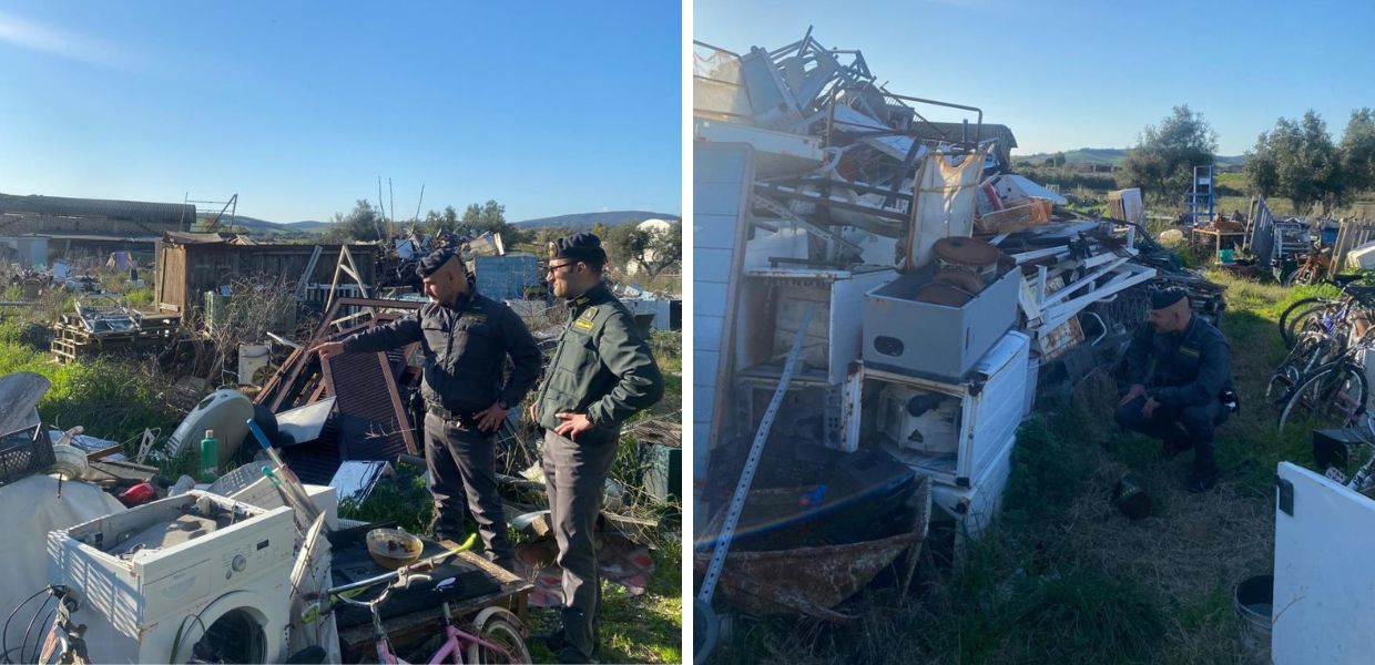 rifiuti discarica abusiva cerveteri