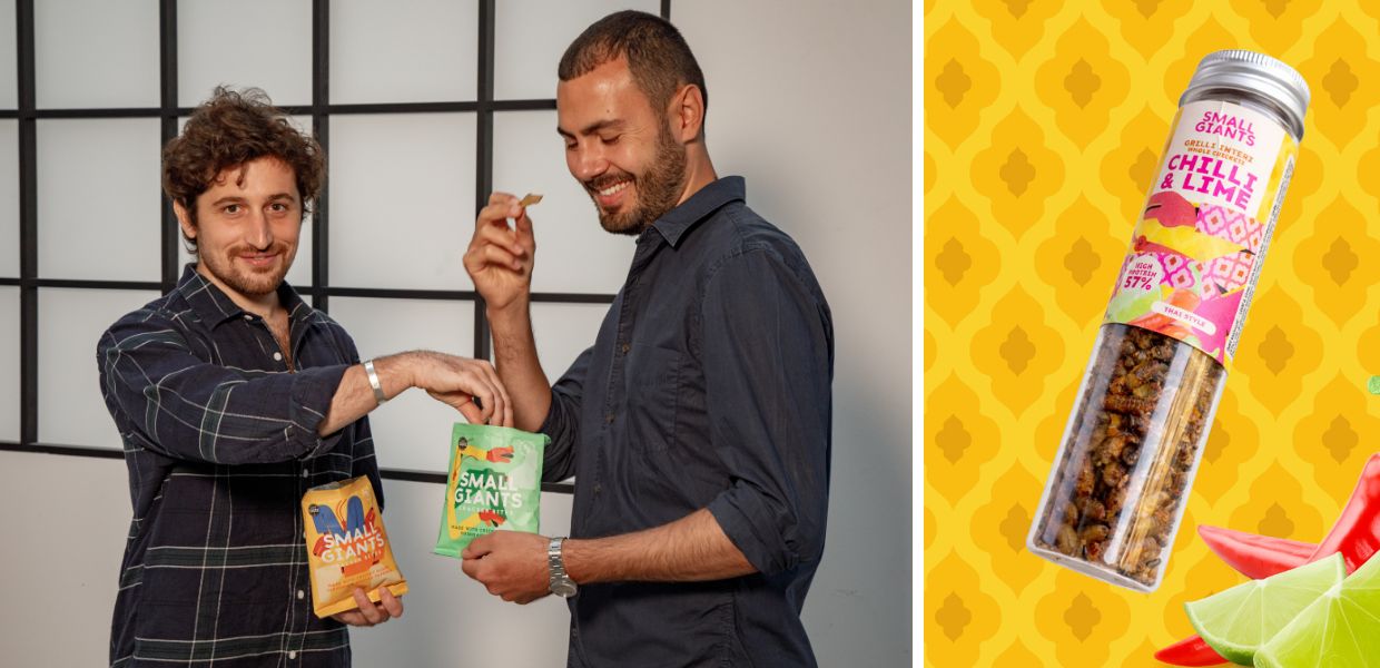 Small Giants, l'azienda che produce cibo a base di insetti