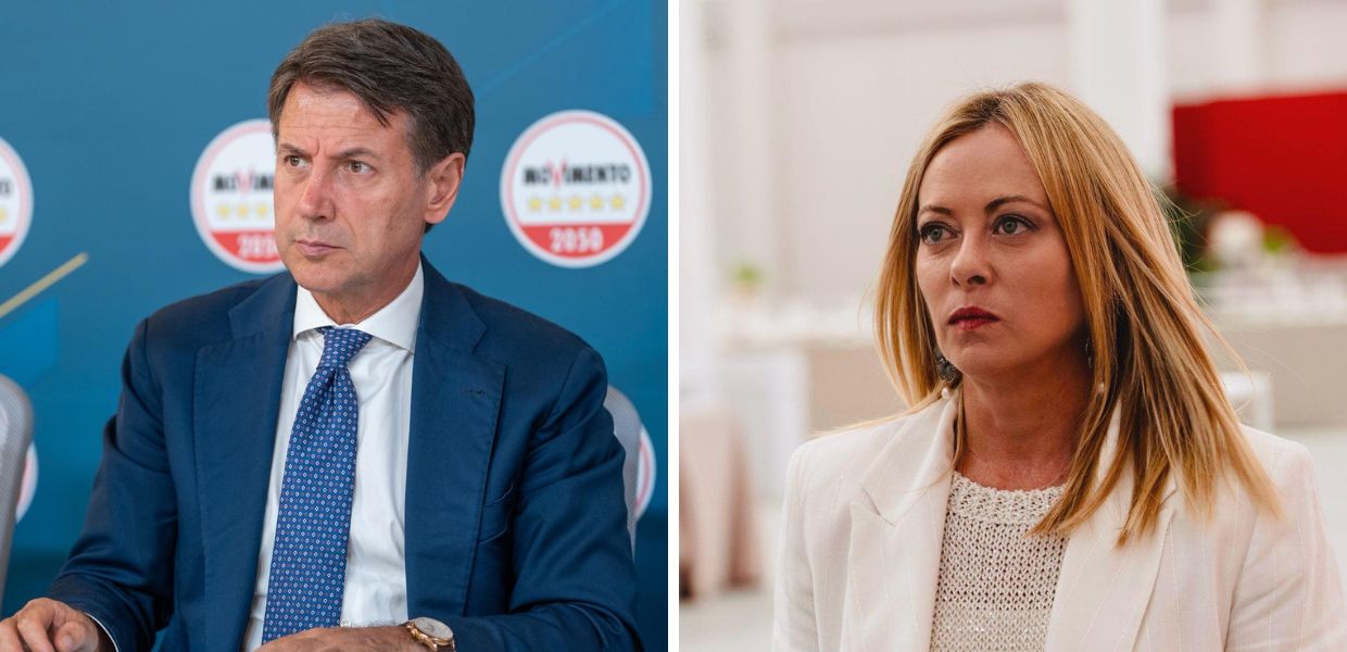 giuseppe conte governo giorgia meloni