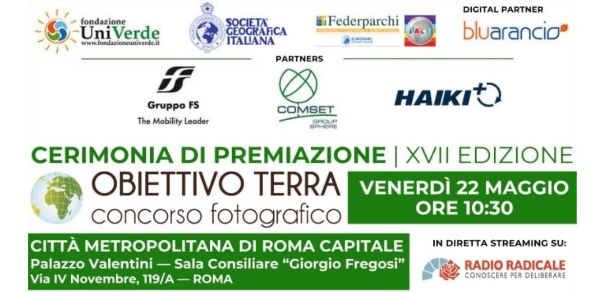 Roma, il 22 maggio la premiazione del concorso fotografico Obiettivo Terra 2026