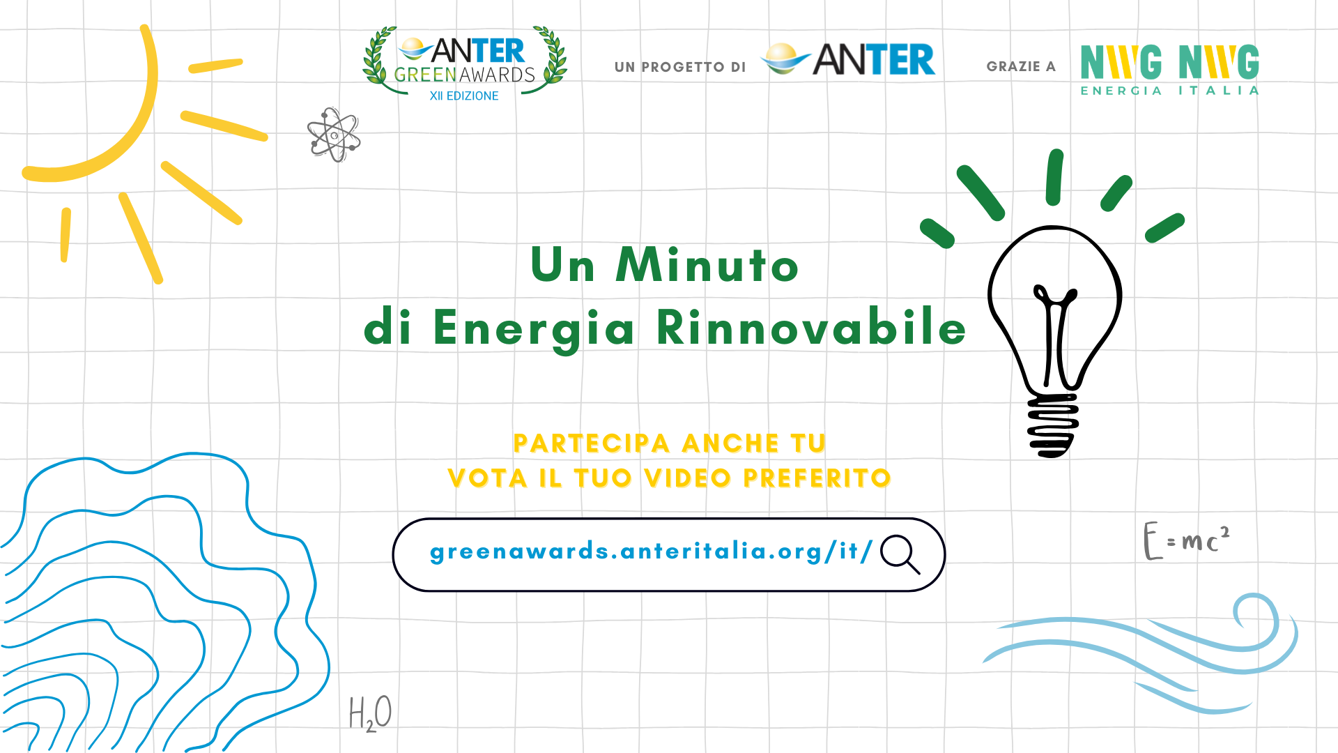 Oltre 6.400 studenti di quattordici regioni diverse raccontano la sostenibilità e le energie rinnovabili Tornano gli Anter Green Awards: aperte le votazioni in tutta Italia. La cerimonia di premiazione si terrà giovedì 11 giugno in Campidoglio.