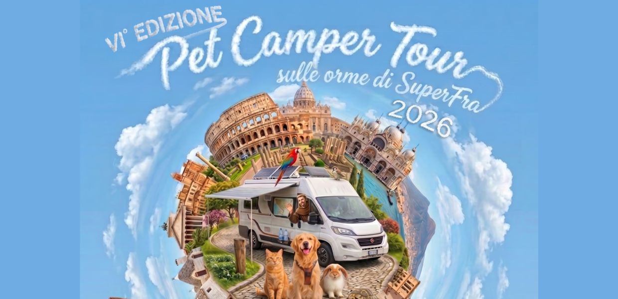 Al via il "Pet Camper Tour" contro l'abbandono degli animali