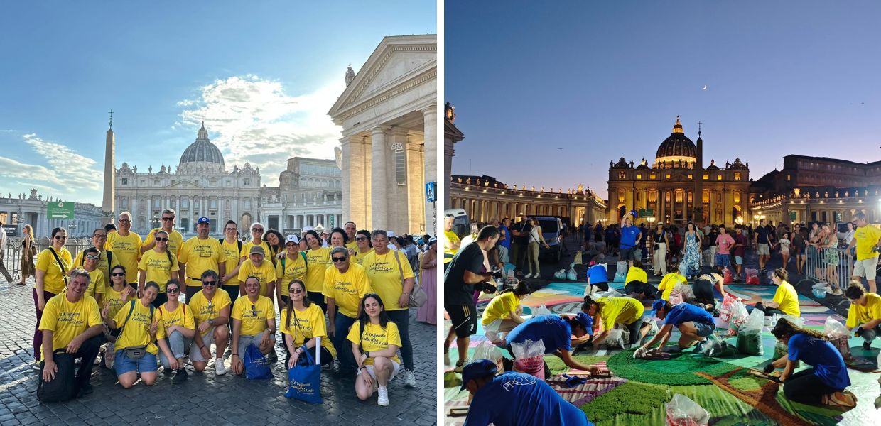 Il Comitato dei volontari dell’Infiorata di Gallicano nel Lazio accoglie l’invito di Papa Leone XIV a costruire “una pace disarmata e disarmante”. Appuntamento domenica 28 e lunedì 29 giugno 2026 in Via della Conciliazione.