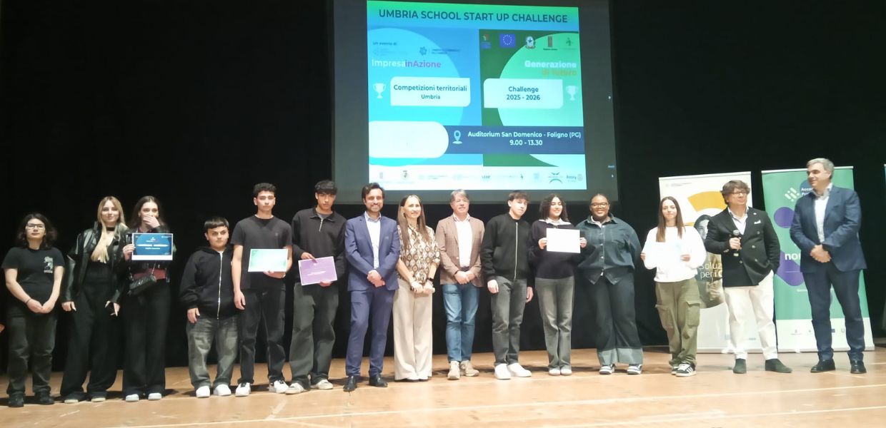 ‘Umbria School Startup Challenge’, la scuola come laboratorio di impresa
