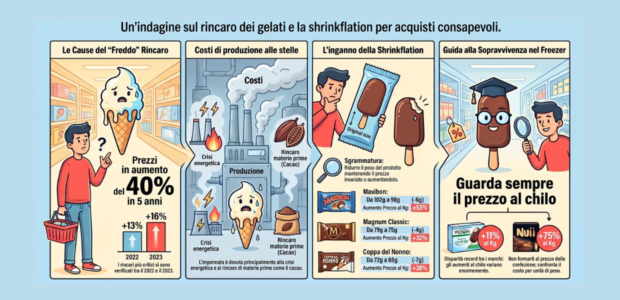 Gelati, più piccoli e più cari: l'analisi di Altroconsumo e il fenomeno della shrinkflation 1 MISURE SITO WEB 52