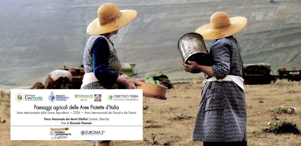 Giovedì 16 luglio presso il Centro Commerciale Euroma2 sarà inaugurata la mostra fotografica “Paesaggi Agricoli delle Aree Protette d’Italia”, nell’ambito di “Fai la differenza, c’è... alla ricerca della sostenibilità – il Festival”.