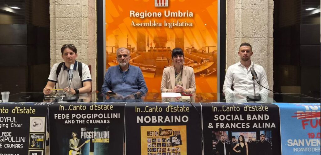 San Venanzo (Tr), InCanto d’Estate porta la grande musica sotto le stelle 1 San Venanzo (Tr), InCanto d’Estate porta la grande musica sotto le stelle, conferenza stampa