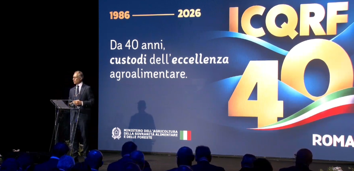L'Ispettorato Centrale della tutela della Qualità e Repressione Frodi dei prodotti agroalimentari (ICQRF) celebra il quarantesimo anniversario della propria istituzione e presenta il Report Attività 2025