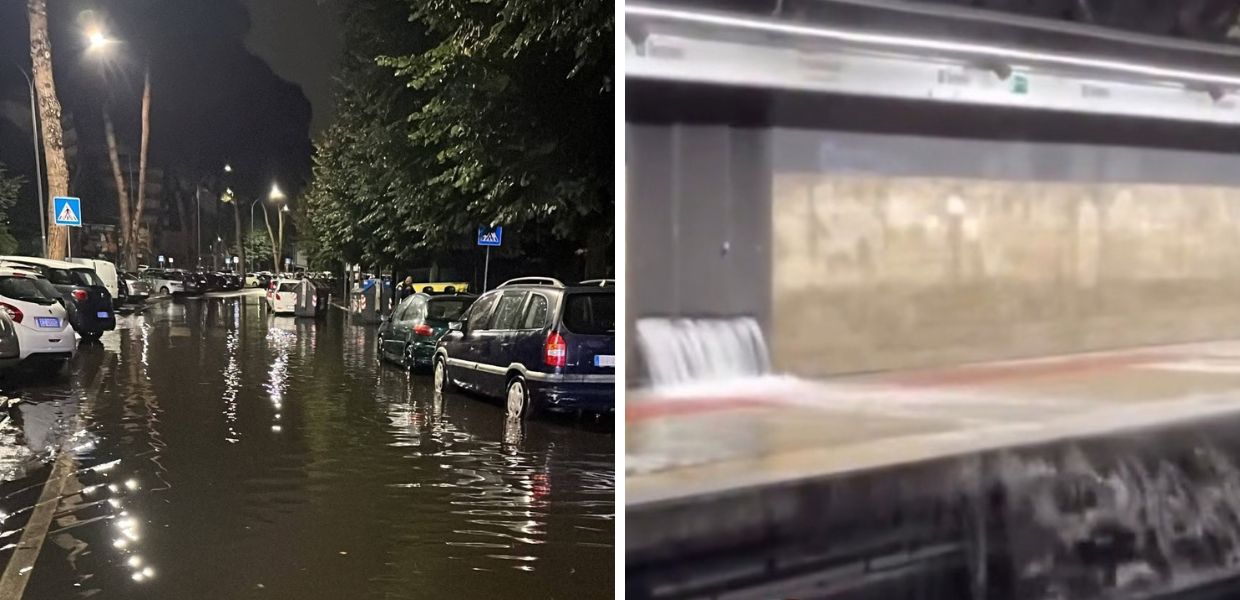 Temporale a Roma: la città finisce (ancora) sott'acqua | VIDEO